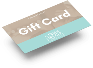A gift card from the salt room orlando