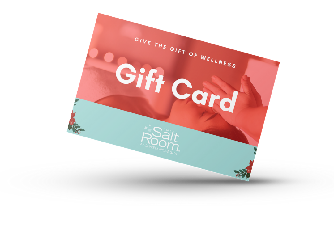 Give the gift of wellness this Holiday with a Salt Room Orlando Gift Card